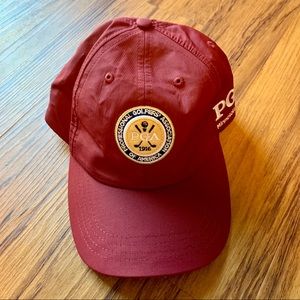 Red Minnesota PGA Junior Golf Hat